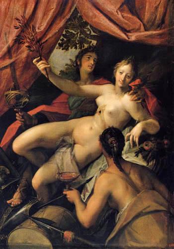 Hans von Aachen Allegory of Peace Art and Abundance oil painting image